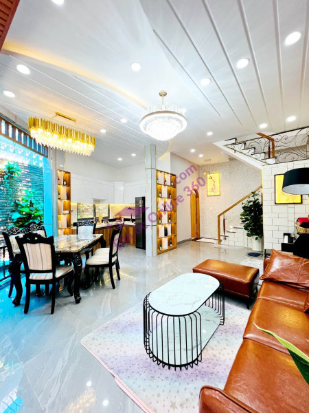 Nhà Trịnh Đình Trọng Hẻm Tải 10M, Phú Trung, TP 50m2x4 Tầng, Nhà Đẹp Ở
