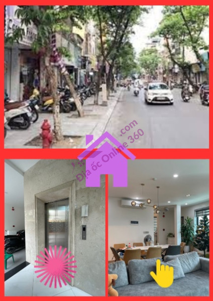 A tòa nhà phố Trần Khát Chân 100m2*7T, thang máy, 17 tỷ+, 22 phòng DT