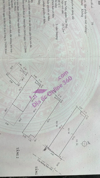 Bán Nhà đẹp Hẻm chợ Sơn Kỳ Kinh doanh Sầm Uất