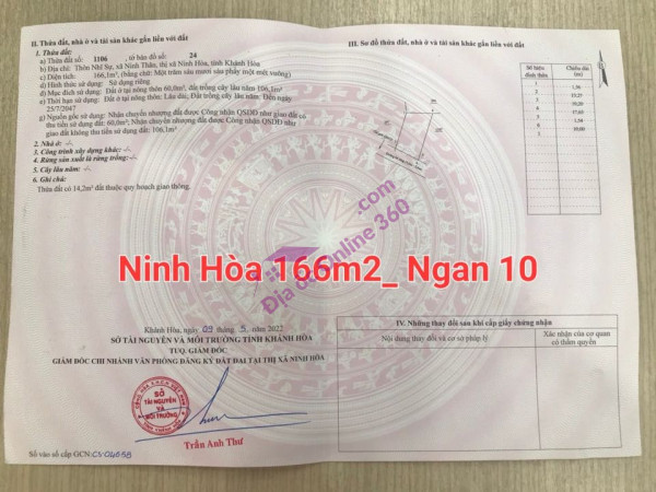 BÁN LÔ ĐẤT KĐT MỸ GIA GÓI 5-NHA TRANG-KHÁNH HÒA GIÁ CHỈ 27,5TR/M2 BAO ÉP