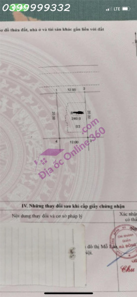 ( giảm 2,5 tỷ ) Biệt thự Văn Phú, Hà Đông, 240 m2, 3 tầng, 22.5 tỷ