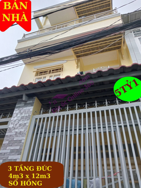 Nhà đẹp - hẻm đẹp thông thoáng – sổ hồng 3 tầng – nhỉnh 5ty – Q7