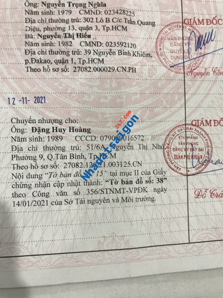 Chính chủ cần bán gấp Nhà Phường 12, Quận Phú Nhuận