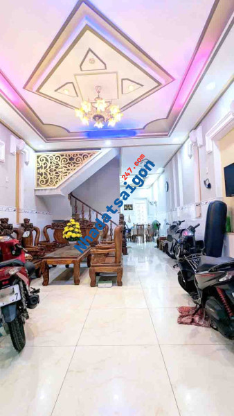 HIẾM - NGANG 8M, HƠN 105M2, ĐƯỜNG 7M XE TẢI TRÁNH AN PHÚ ĐÔNG QUẬN 12, NHÀ C4 CÓ GÁC ĐÚC BTCT KIÊN