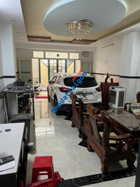 Nhà Trung Tâm Q12_ 5 Tầng Thang Máy - Ngang 5x20m_9,5 tỷ.