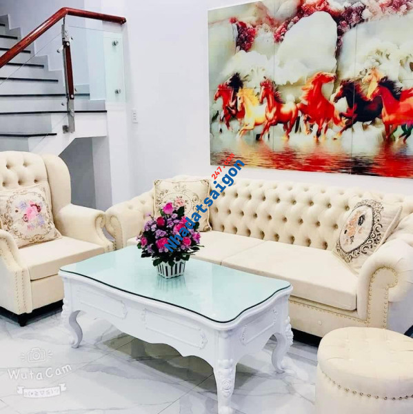 Nhà Quang Trung đối diện chợ Hạnh Thông Tây 52m2 hẻm xe hơi thông, chỉ 4,X tỷ
