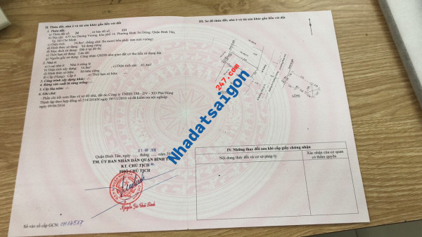 CHÍNH CHỦ BÁN ĐẤT TẶNG NHÀ CẤP 4 PHƯỜNG BÌNH TRỊ ĐÔNG, BÌNH TÂN, TP. HỒ CHÍ MINH