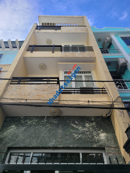 NHÀ 5 TẦNG - 82M2 - HẺM XE HƠI ĐẬU TRONG NHÀ