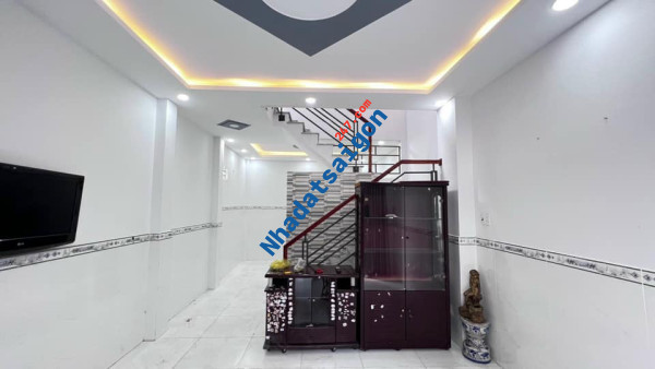 Lê Văn Thọ, Gò Vấp 32m2 ngang chuẩn 4m, lô góc thoáng, hẻm gần 3m thông 30m ra hẻm xe hơi khu an