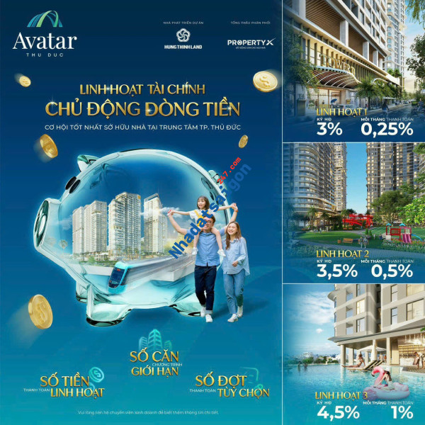 Căn hộ Avatar thủ đức mặt tiền vành đai 2 giá 2,079 tỷ căn 2PN 70m2