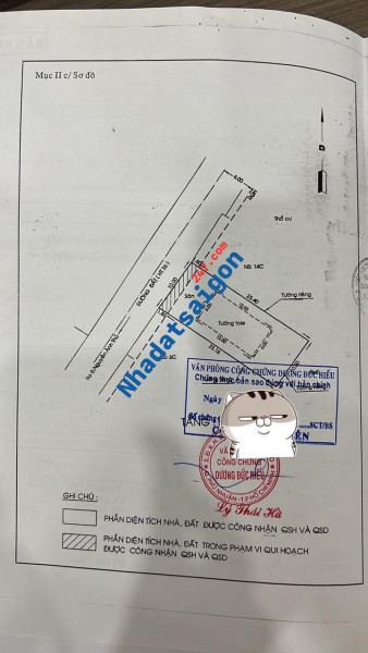 Chính chủ cần bán nhà Địa chỉ : Phường Hiệp Thành, Quận 12, TP HCM