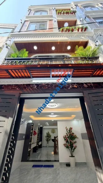 NHÀ HXH 5 TẦNG BTCT - OTO TỚI CỬA - KHU AN NINH DÂN TRÍ - 6.X T TL
