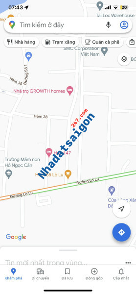 Bán nhà Mặt tiền số 53 Đỗ Thị Lời, Phường 11, Quận 3.
- Diện tích: 5 x 15m, Nở hậu 5.2m
- Kết