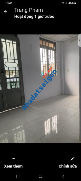 CHÍNH CHỦ CẦN BÁN NHÀ Lê Văn Khương, Phường Hiệp Thành, Quận 12, Tp Hồ Chí Minh
