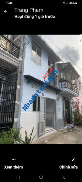 CHÍNH CHỦ CẦN BÁN NHÀ Lê Văn Khương, Phường Hiệp Thành, Quận 12, Tp Hồ Chí Minh