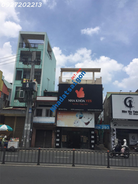 Cho thuê nhà nguyên căn góc 2 mặt tiền đường Bạch Đằng, Phường 15, Quận Bình Thạnh