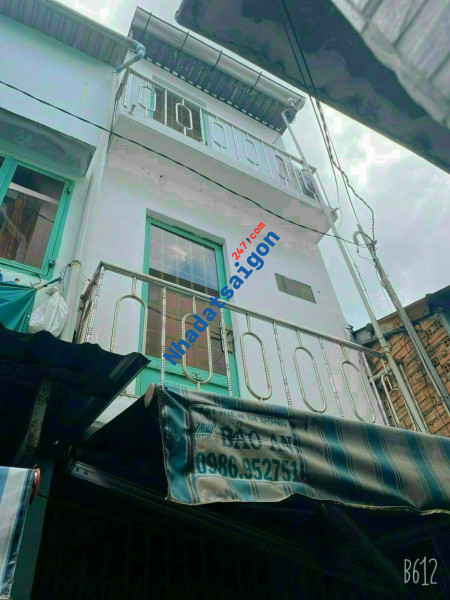 Bán Gấp Nhà Hẻm Tân Hoà Đông P14 Q6 2 Tang 2Pn 39m2 Sàn Chỉ 1.55 Tỷ