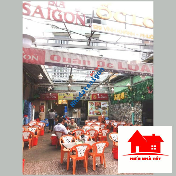 Mặt Tiền thuê 50tr Ngang 9m 170m2 Đường Vĩnh Khánh Quận 4 Giá chỉ 12,5tỷ.