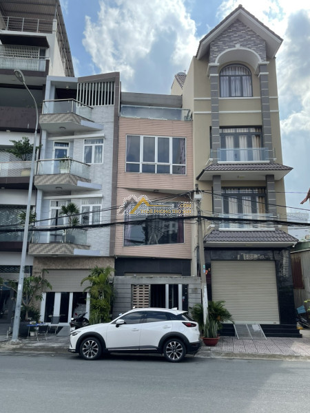 Cho thuê nhà mặt phố khu dân cư kiềm đàm trần xuân soạn quận 7 4 tầng 3 phòng ngủ 4wc