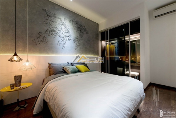 An gia skyline block a tầng cao, 3pn , 2wc, giá 14 triệu.
