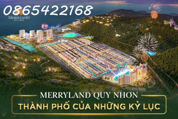 Căn hộ du lịch biển tai merry land quy nhơn chỉ từ 1.1 tỷ/căn