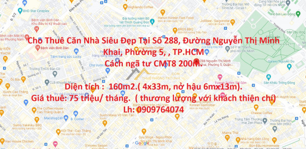 Chính chủ cần cho thuê nhà cấp 4 mới đẹp đối diện chung cư him lam quận 9