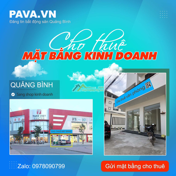Cho thuê mặt bằng kinh doanh quảng bình cho thuê cửa hàng quảng bình